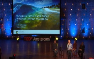 Our founder, Sid Vollebregt, giving a talk at TEDx in Amsterdam