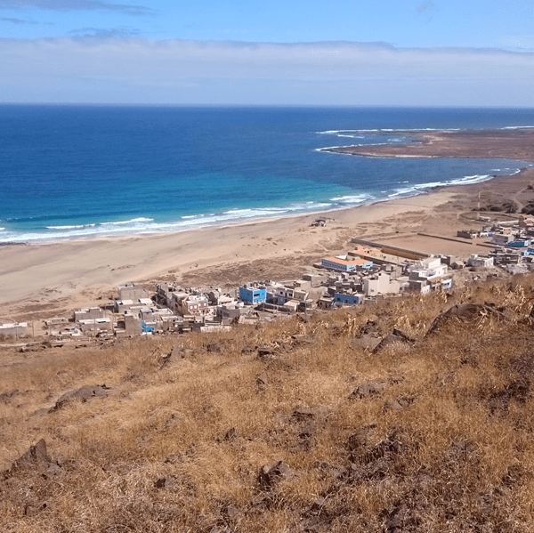 Small remote village on Cape Verde driven by desalinated water