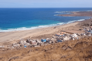 Salamanca on Sao Vicente, a small remote Cape Verdean village with a beautiful view on the Atlantic ocean. The villagers will benefit from cheap and clean drinking water and do not have to fear droughts thanks to our desalination technology
