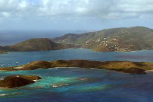 British Virgin Islands from above