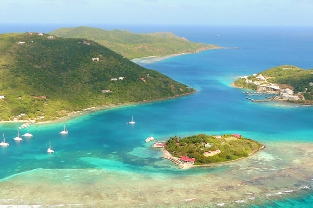 Srub island from above