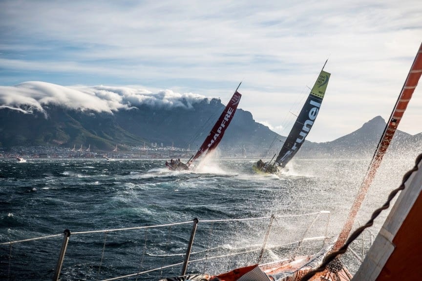 Solar desalination at Volvo Ocean Race