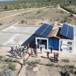 One of our small desalination systems from above (Madagaskar)