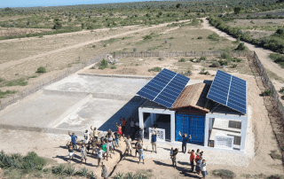 Desalination system from above (Madagaskar)